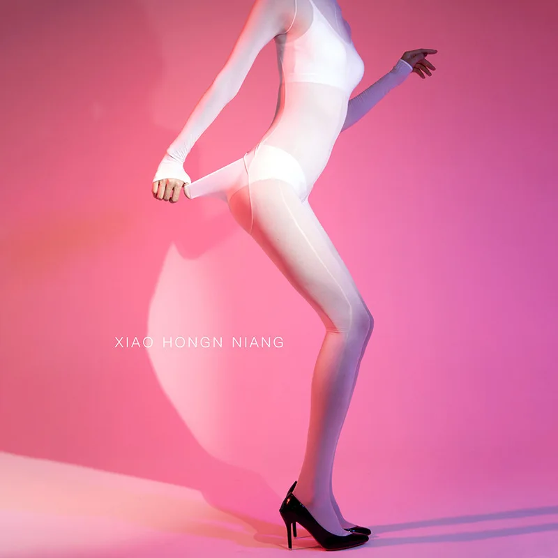 

100 кгBack-Pull Style912Высокоглянцевые прозрачные чулки размера плюс, колготки для всего тела, сексуальные базовые чулки с полным покрытием