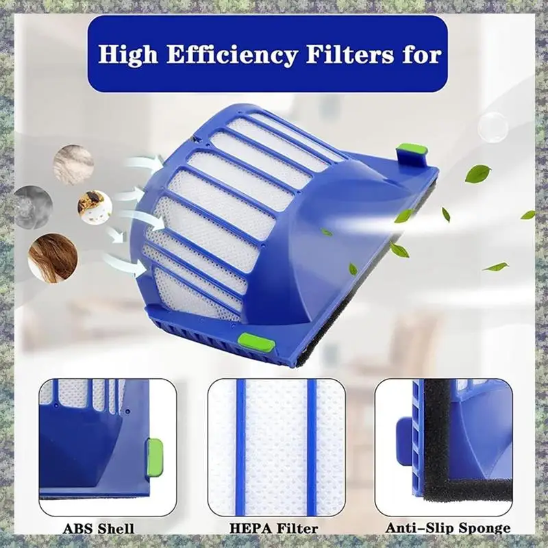 

WON For Irobot Roomba 600 Series 660/670/680/690/6 Vacuum Cleaner Rubber Brush Hepa Filters Accessories