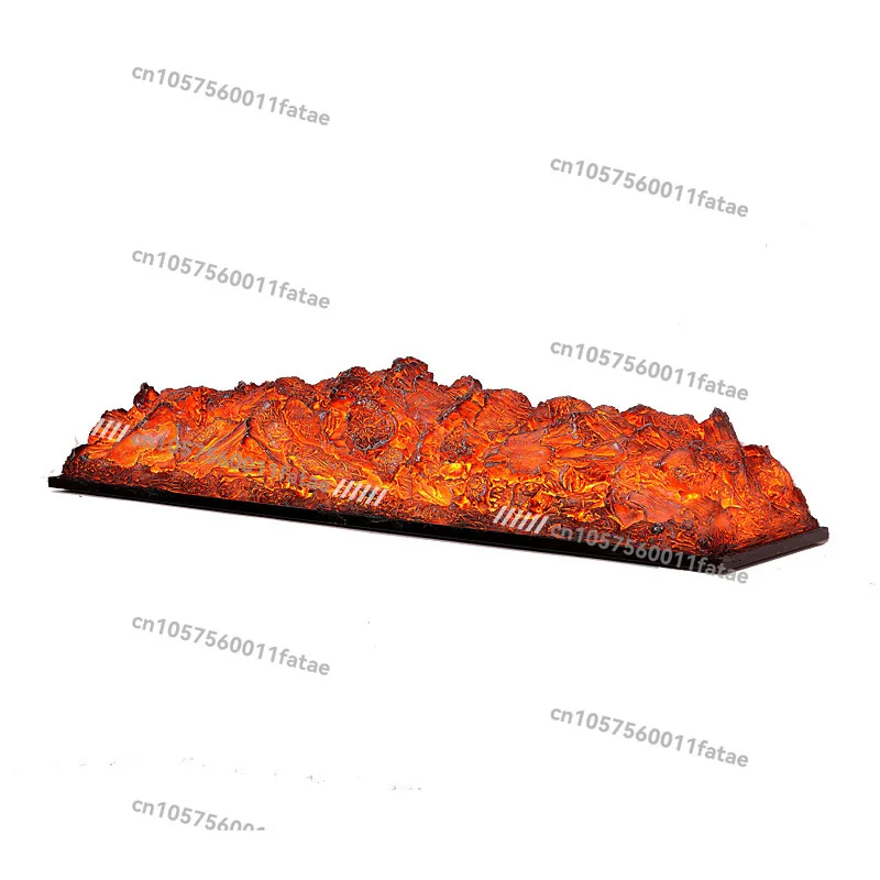 3D Simulation Decoration Multi-color Transformation Bare Carbon, Modern Ornamental Led Basin Charcoal