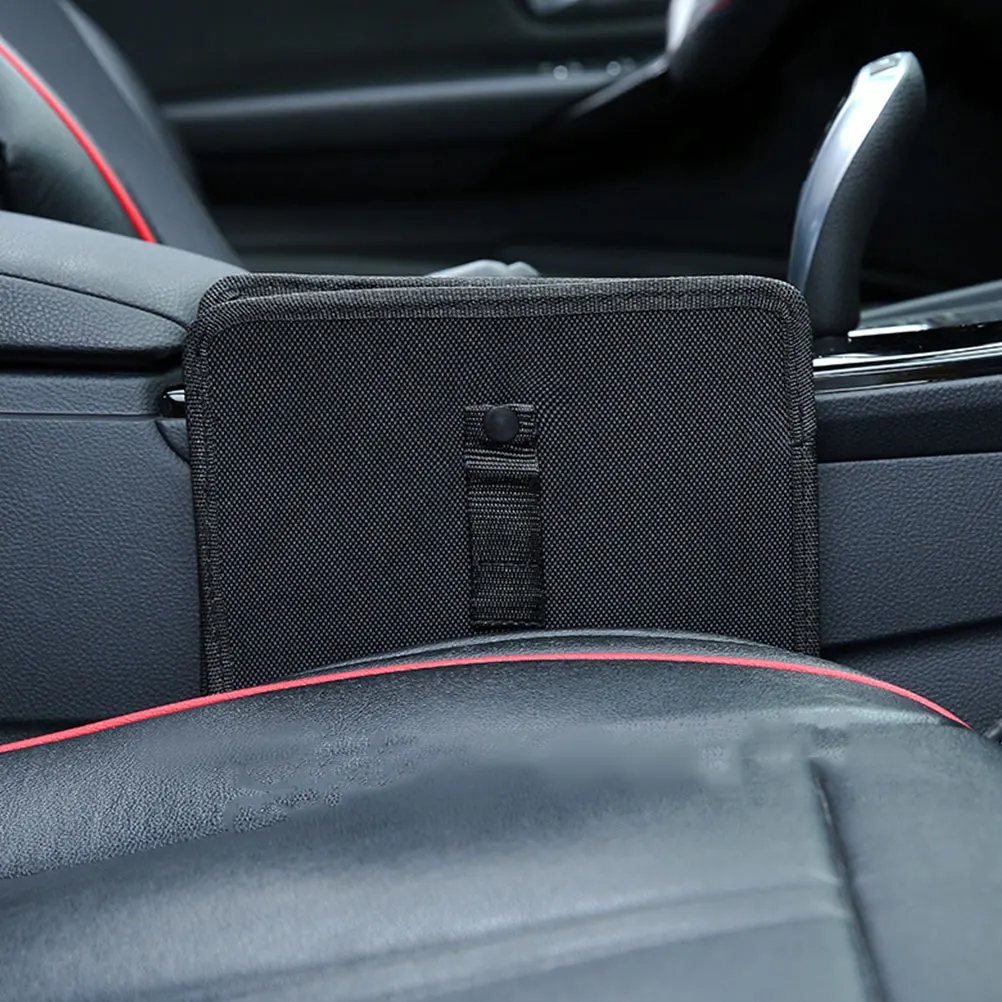 

Trash Can Storage Bag Foldable Hanging Car Interior Garbage Bin Oxford Cloth Vehicle AccessoriesTrash Bag For Front Back Seat