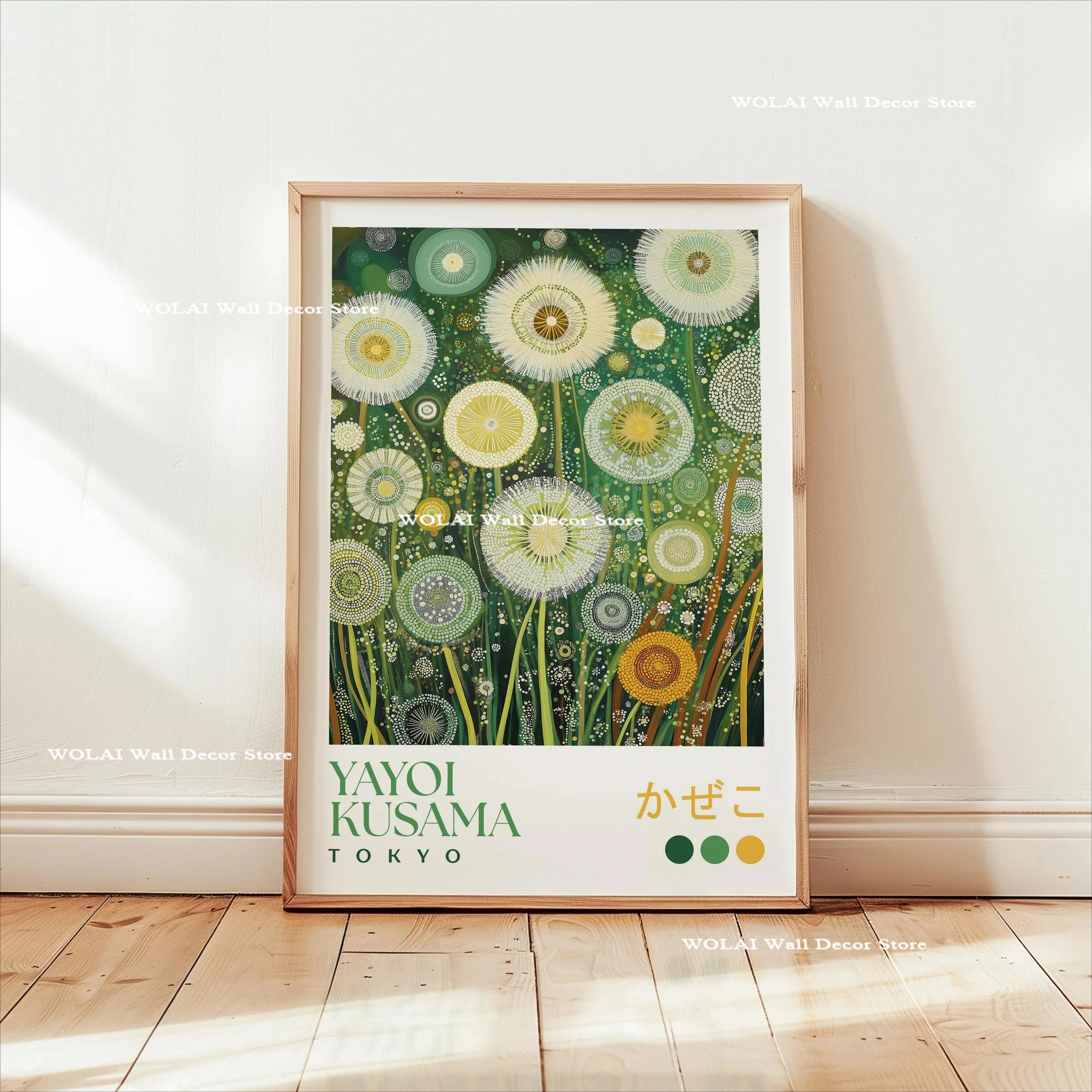 Yayoi Kusama Koi Vis Kwallen Dier Canvas Prints Japanse Hokusai Giant Wave Wall Art Posters voor Woonkamer Home Decor