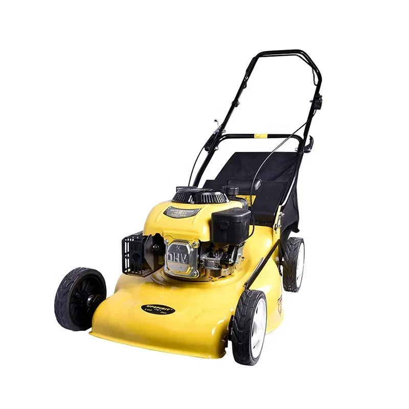 High quality 16 inch riding gasoline lawn mower, portable cordless agricultural industrial two-stroke drum lawn mower