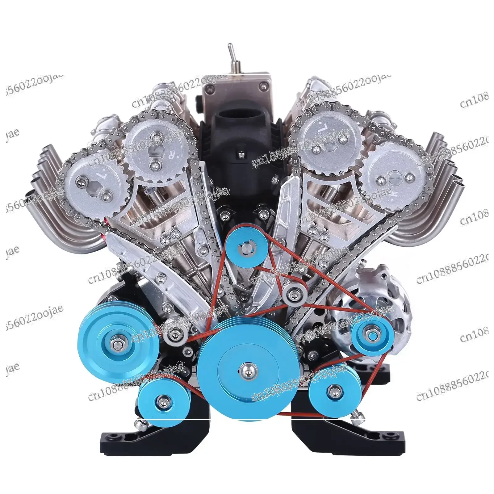 500+Pcs DIY V8 engine model metal mechanical engine science experiment physics toy gift decoration teaching