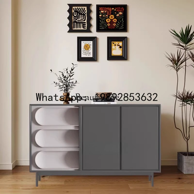 QQ -*Italian design personalized creative dining side tea cabinet entry door entrance porch locker