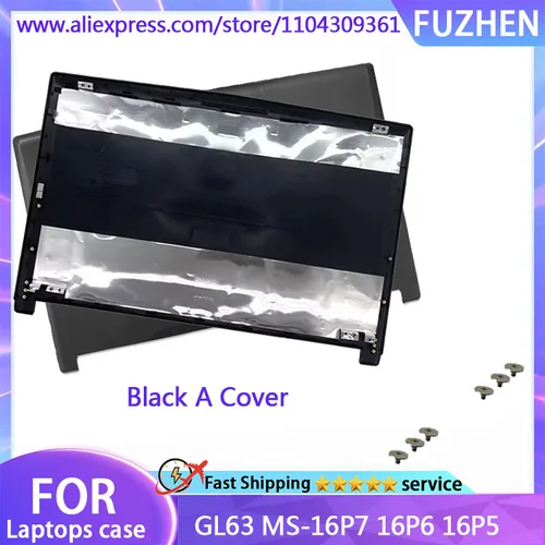 Imagen 2 del producto Nueva cubierta para GL63 8RC 8RD 8RE 8SD 8SE 9SC 9RD MS-16P4 16P5 16P6 16P7 LCD contraportada/bisel frontal/reposamanos/Base inferior/bisagras