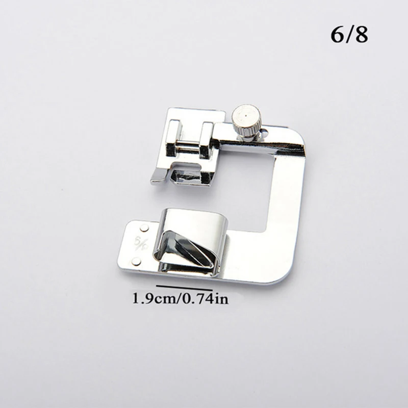 1pcs 13 19 25mm Domestic Sewing Machine Foot Presser Foot Rolled Hem Feet For Brother Singer Sew Accessories