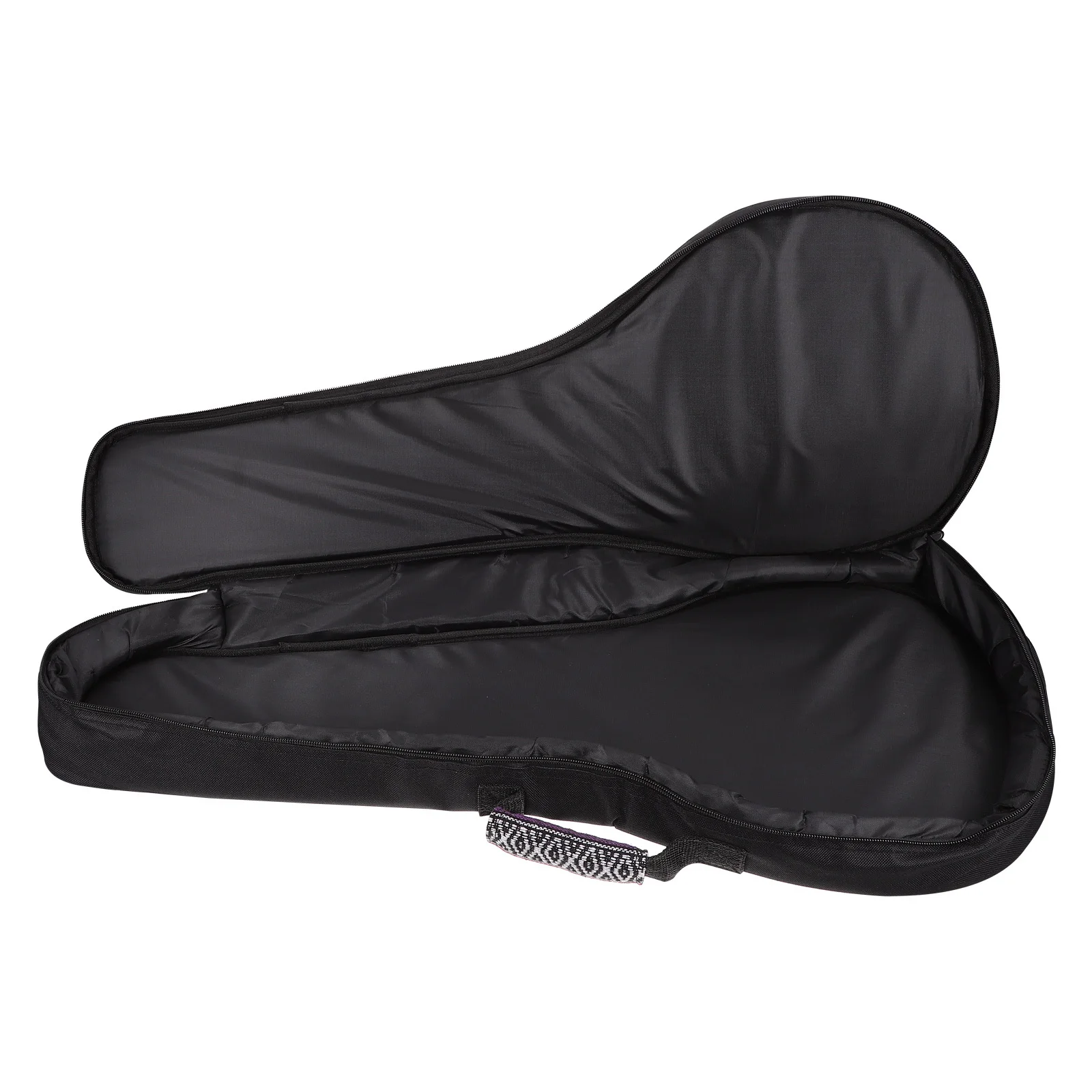 Bolsa de bandolim portátil, acolchoamento de algodão reforçado, à prova d'água, à prova de umidade, elegante, estojo de transporte de nylon para dias chuvosos, 1 peça