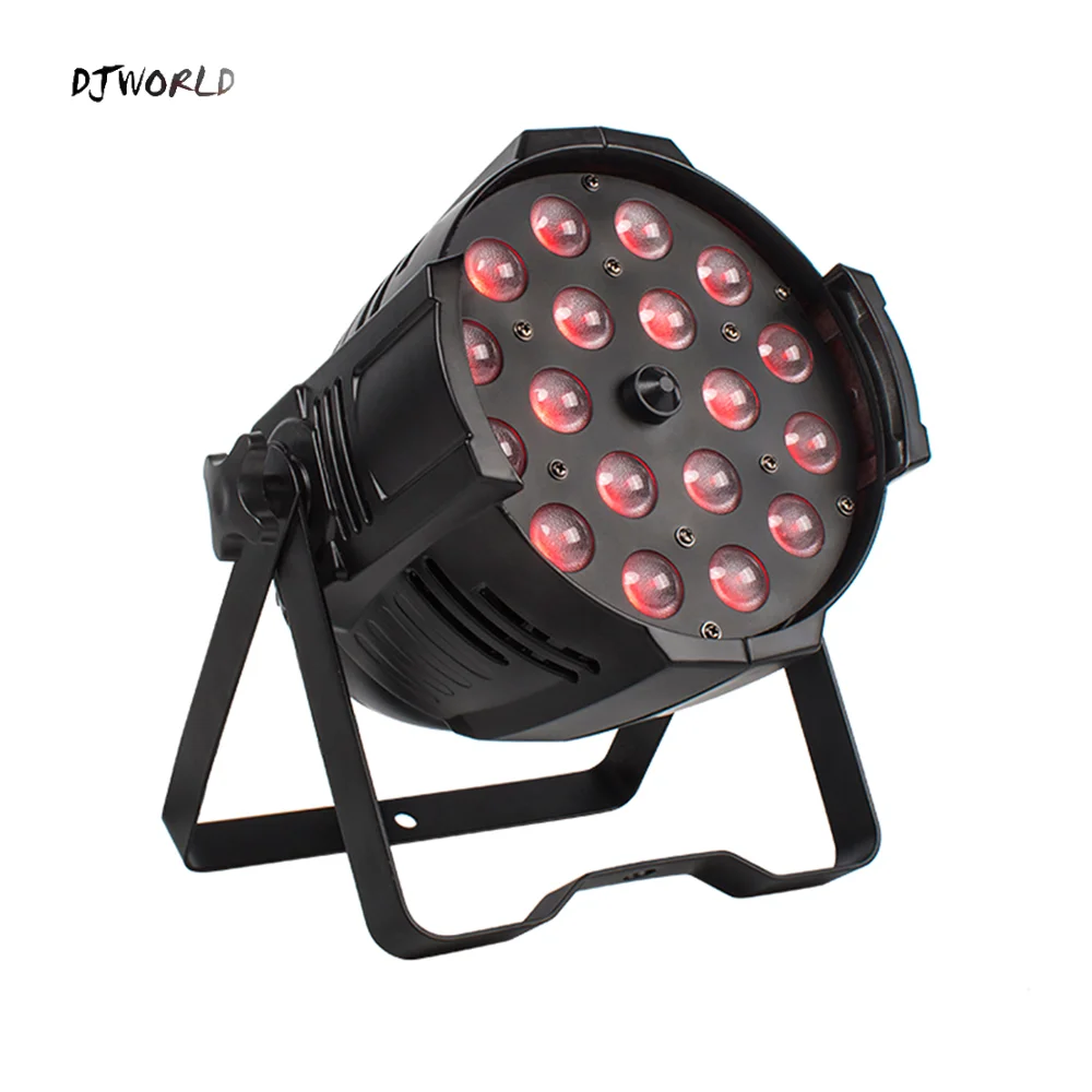 Imagem -02 - Led Zoom Par 6in Luz Efeito Stage Profissional Disco dj Club Performances Partido Iluminação ao ar Livre 18x18w Rgbwa Mais uv Dmx512 Pcs