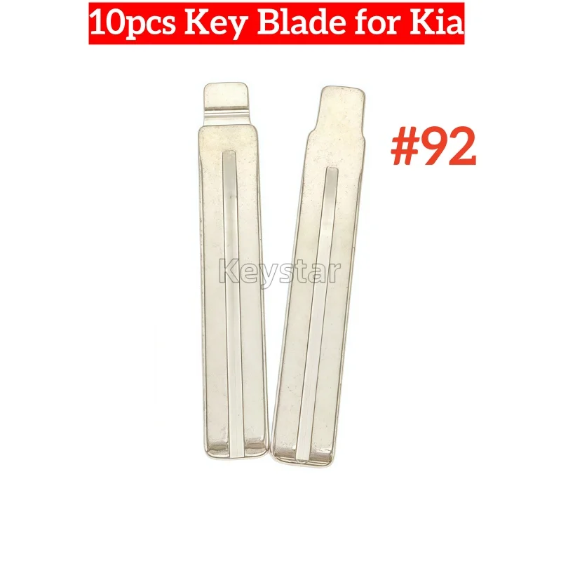 keystar 10pcs TOY48 Original Car Key Blade 92# Flip Remote Blank HY22 Key Head for Hyundai IX35 VERACRUZ CADENZA SORENTO