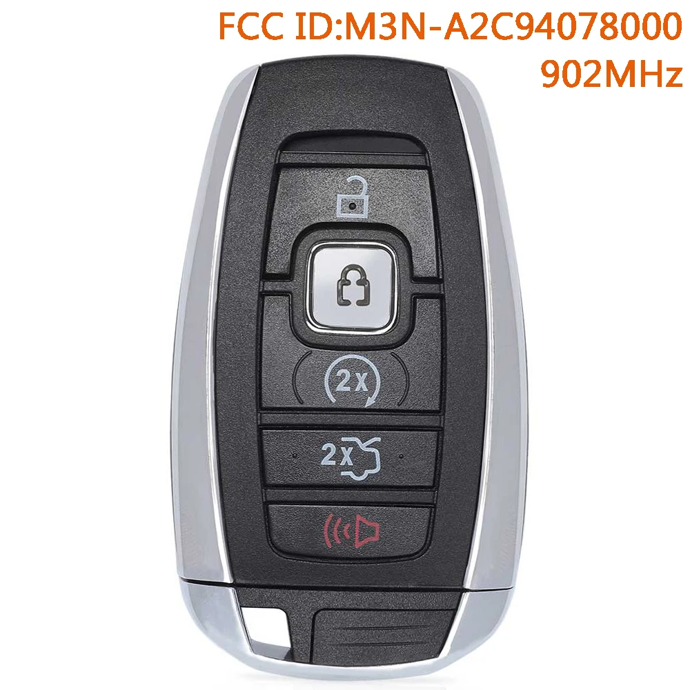 DIYKEY M3N-A2C94078000 Remote Key Fob 164-R8154 for Lincoln Continental MKC MKZ MKX Nautilus Navigator 902MHz