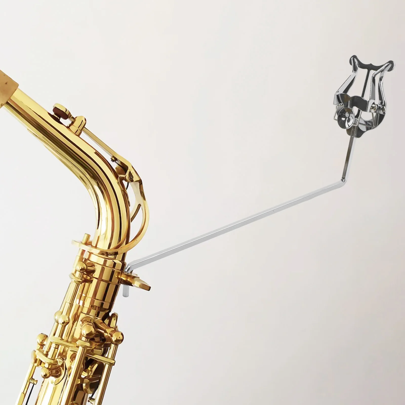 Instrument Music Clip Marching Lyre Stand Fine Workmanship Metal Material Smooth Finish Convenient And Practical Easy To Carry