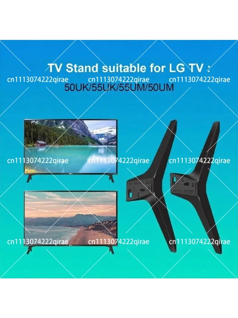 Patas de Repuesto para Soporte de TV de 49, 50 y 55 Pulgadas, Base Universal para Televisor