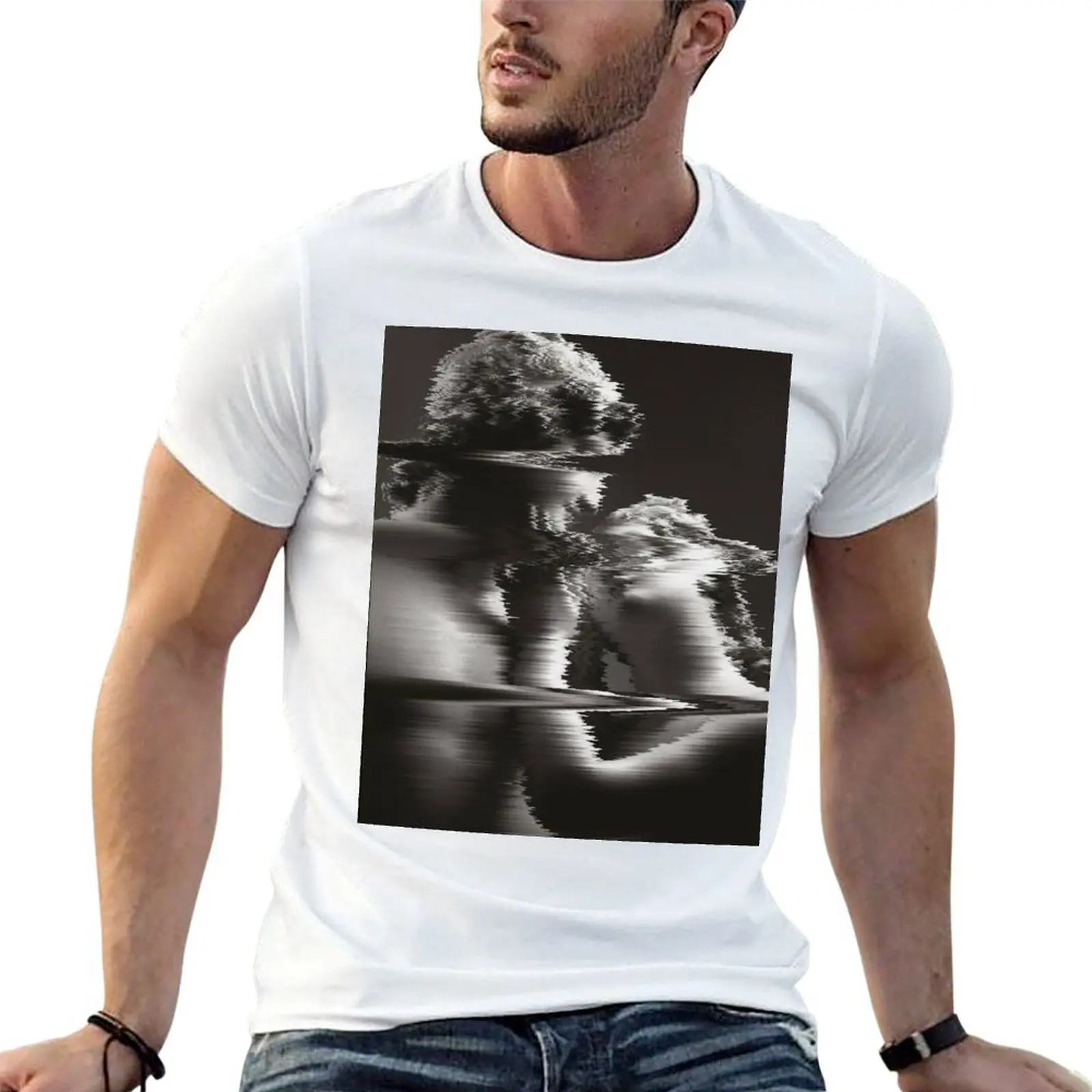 Glitch Lovers Statue T-Shirt valentines clothes vintage anime shirt t shirts men