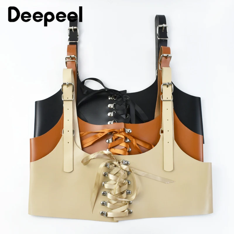 

Подтяжки Deepeel женские в стиле панк, Модный Роскошный пояс-корсет из искусственной кожи с баской, 72 см, 1 шт.