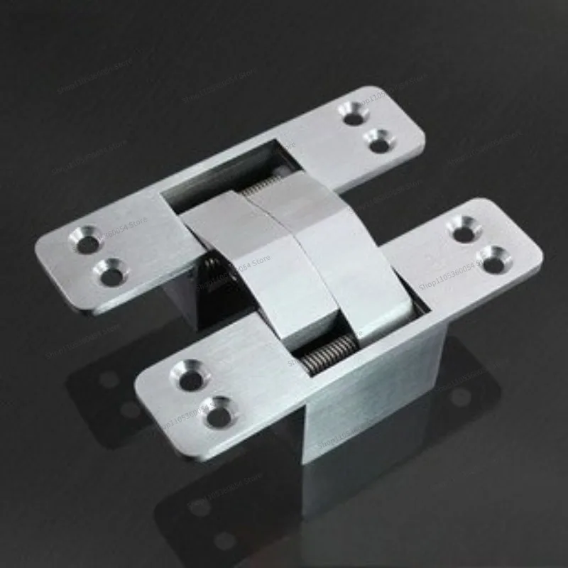 For 130A Stainless Steel 304 Invisible Hinge, Hidden, Universal for Cross Folding Wooden Doors