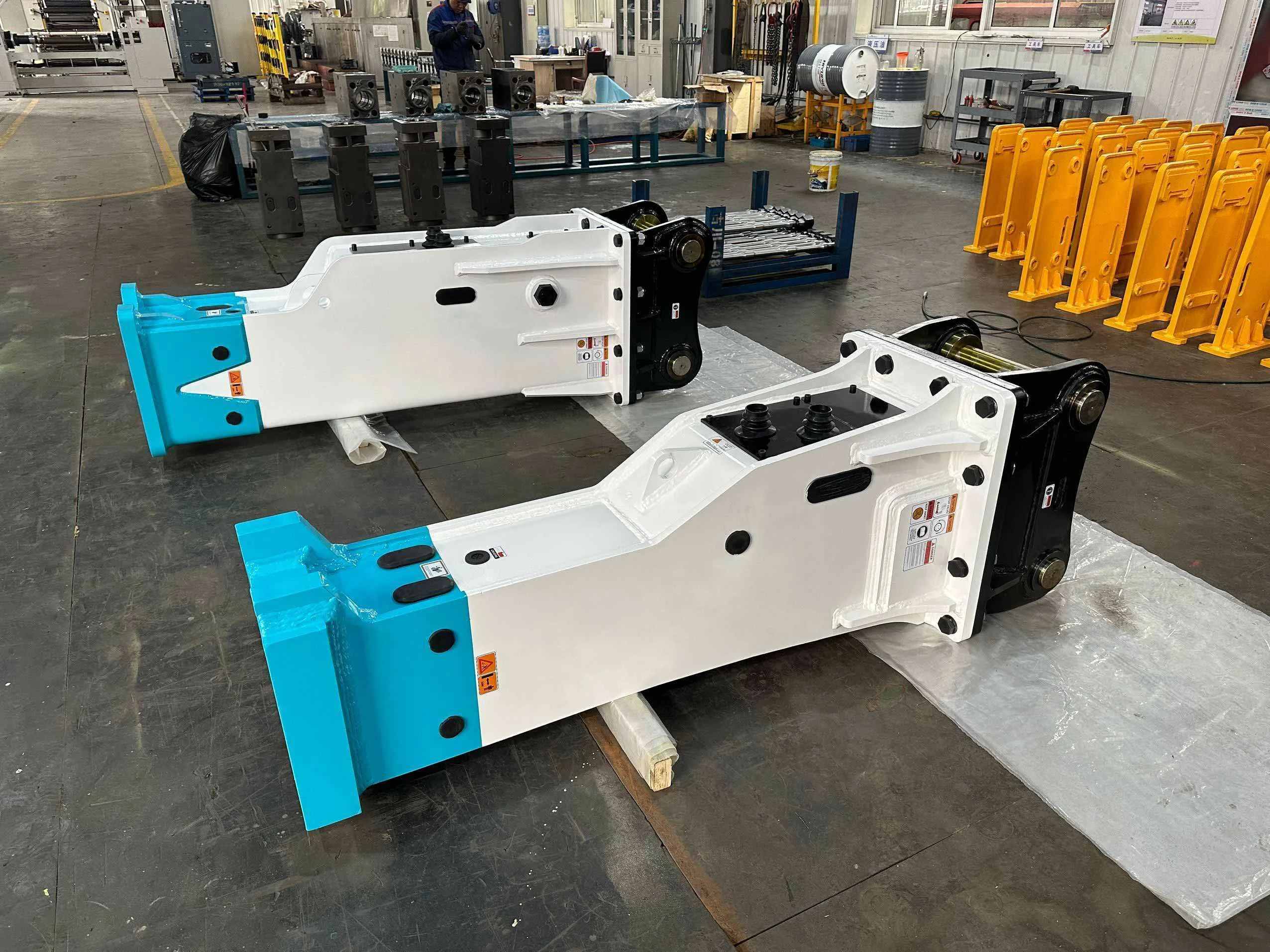 Interruttore idraulico compatto con martello da roccia 20T 28 tonnellate per mini escavatori con funzionamento silenzioso