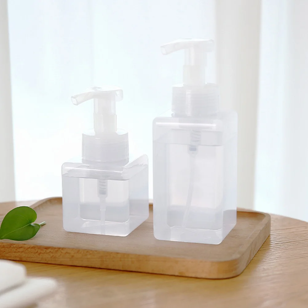 2pcs 빈 펌프 병 휴대용 여행 세면 용품 용기 샴푸 로션 크림 리필 가능 디스펜서 스킨케어 도구