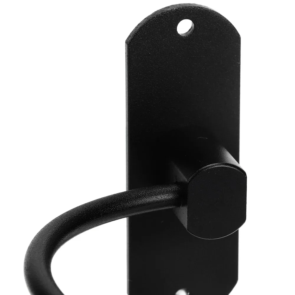 Aluminum Hair Dryer Holder Spiral Design Black Hair Tool Organizer Space Saving Sturdy Hairdryer Hanging Rack