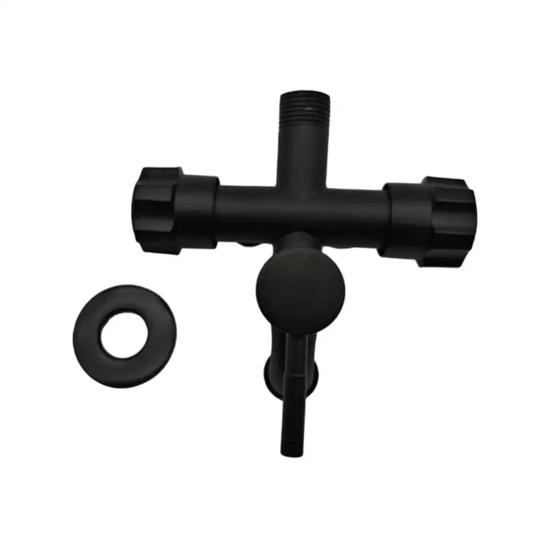 652F 3 Way Mater Connector يسهل تثبيت صنبور نحاسي مع صمامات للأجهزة