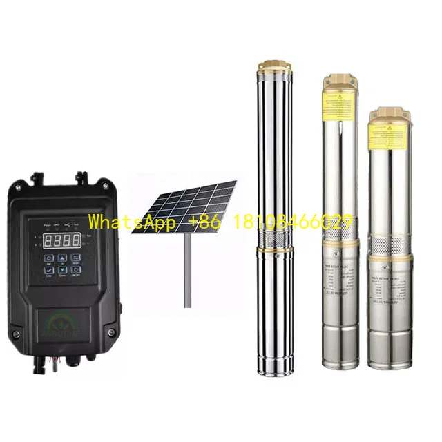 

Steel Solar Borehole Water Pump Set with Panel OEM Customizable Low Pressure DC Motor 1 Stainless