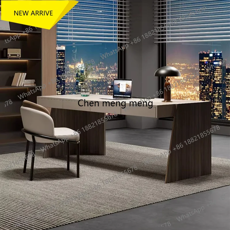 

G153 Modern luxury minimalist Desk table Computer desk office desks and workstations room study desks Office Furniture