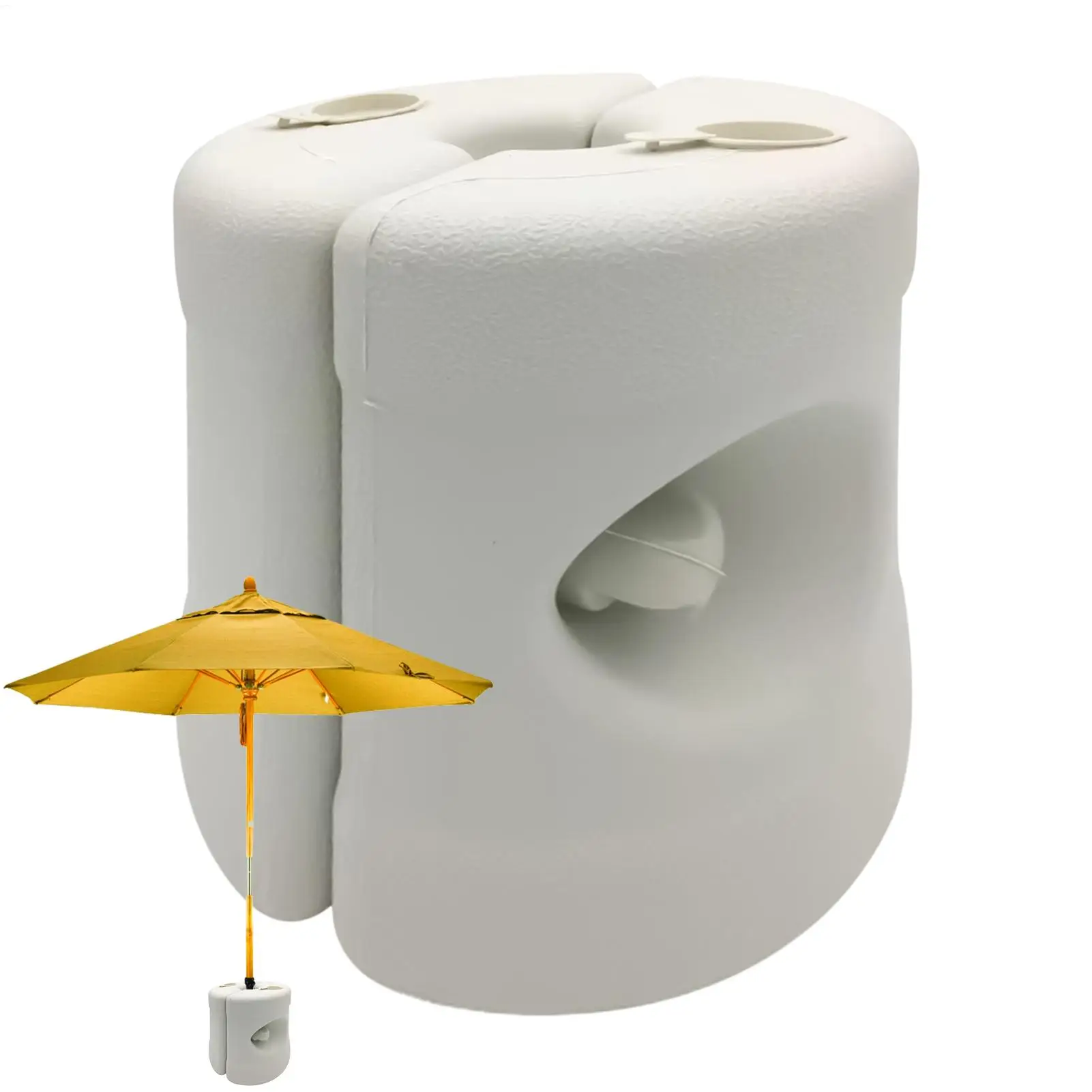 

Heavy Duty Umbrella Base Round Heavy Duty Umbrella Base Windproof Drum Weights Canopy Stand Easy Assembly Fill With Water