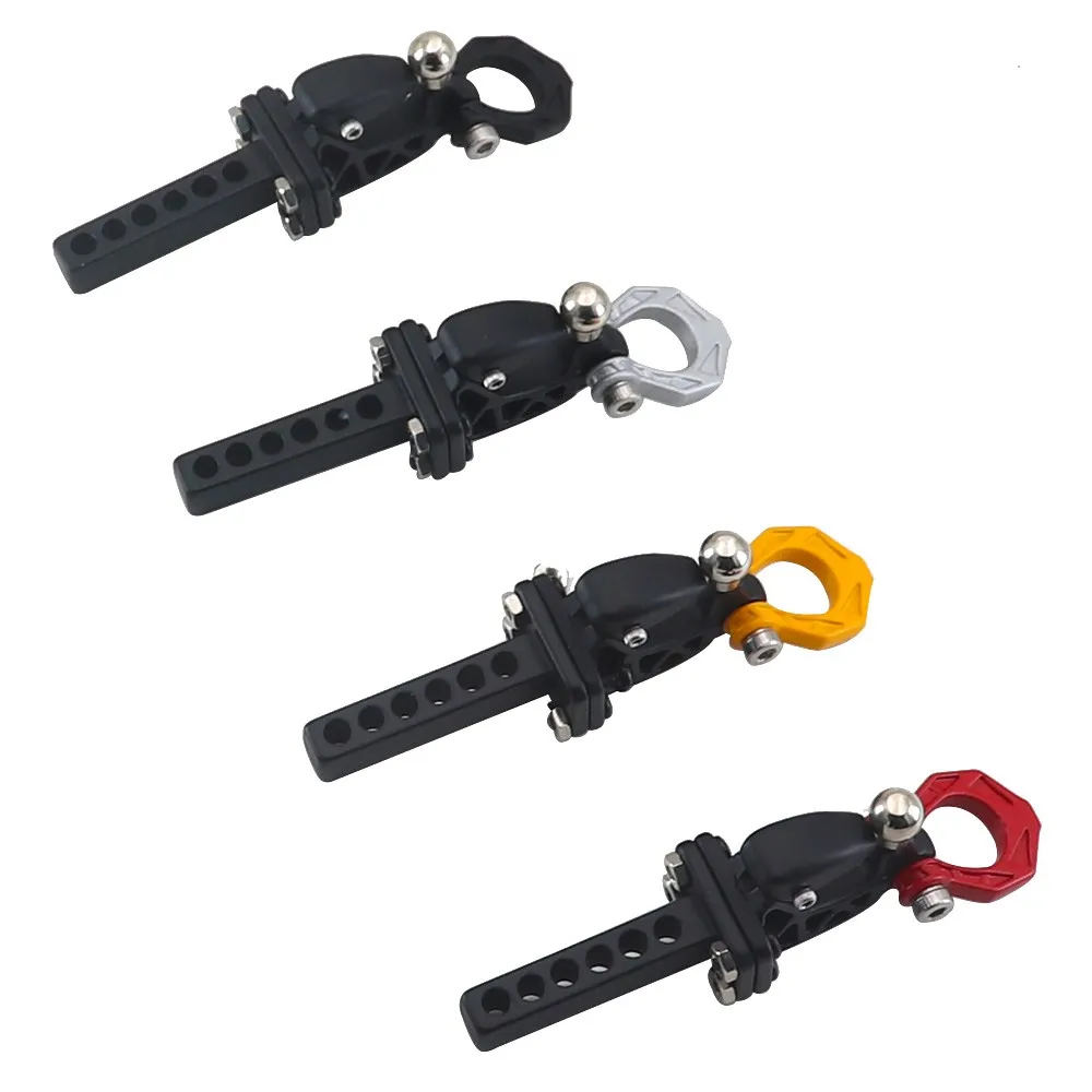 Metall Hinten Stoßstange Abschleppen Anhänger Haken Drop Hitch Empfänger Für 1/8 1/10 Rc Crawler Auto Axial Scx10 Trax/als Trx4 Rgt Yikong Redcat – Detail 12