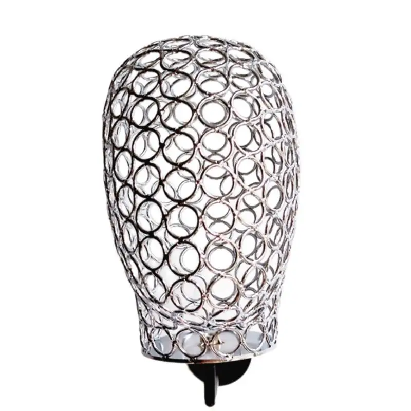 P9FE Eleganter Metall-Perücken-Display-Modellkopf, stabiler Mannequin-Kopfständer aus Metall für die Präsentation von Perücken – Detail 10