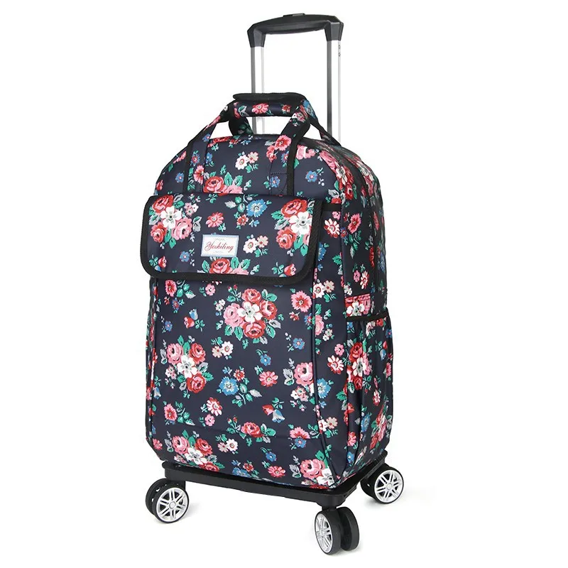 Impressão impermeável Rod Bag, Universal Wheel Bagagem, Livable e Backable Rod, 2024