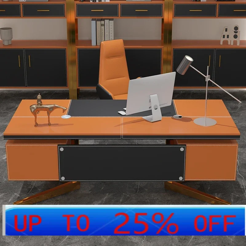 

LMMlight luxury high-end boss table desk simple modern home computer desk