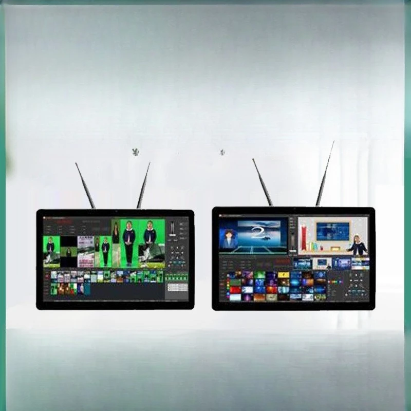 Touch screen tablet recording and broadcasting all-in-one machine, support recording and broadcasting on-demand