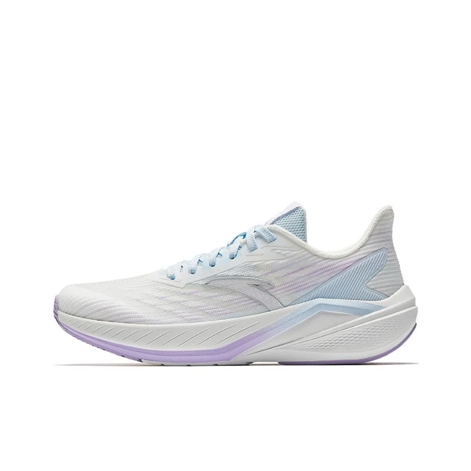 

Anta Abrasion Resistant Slip Resistant Low top Casual Running Shoes Women's White Blue Purple 922525521-2
