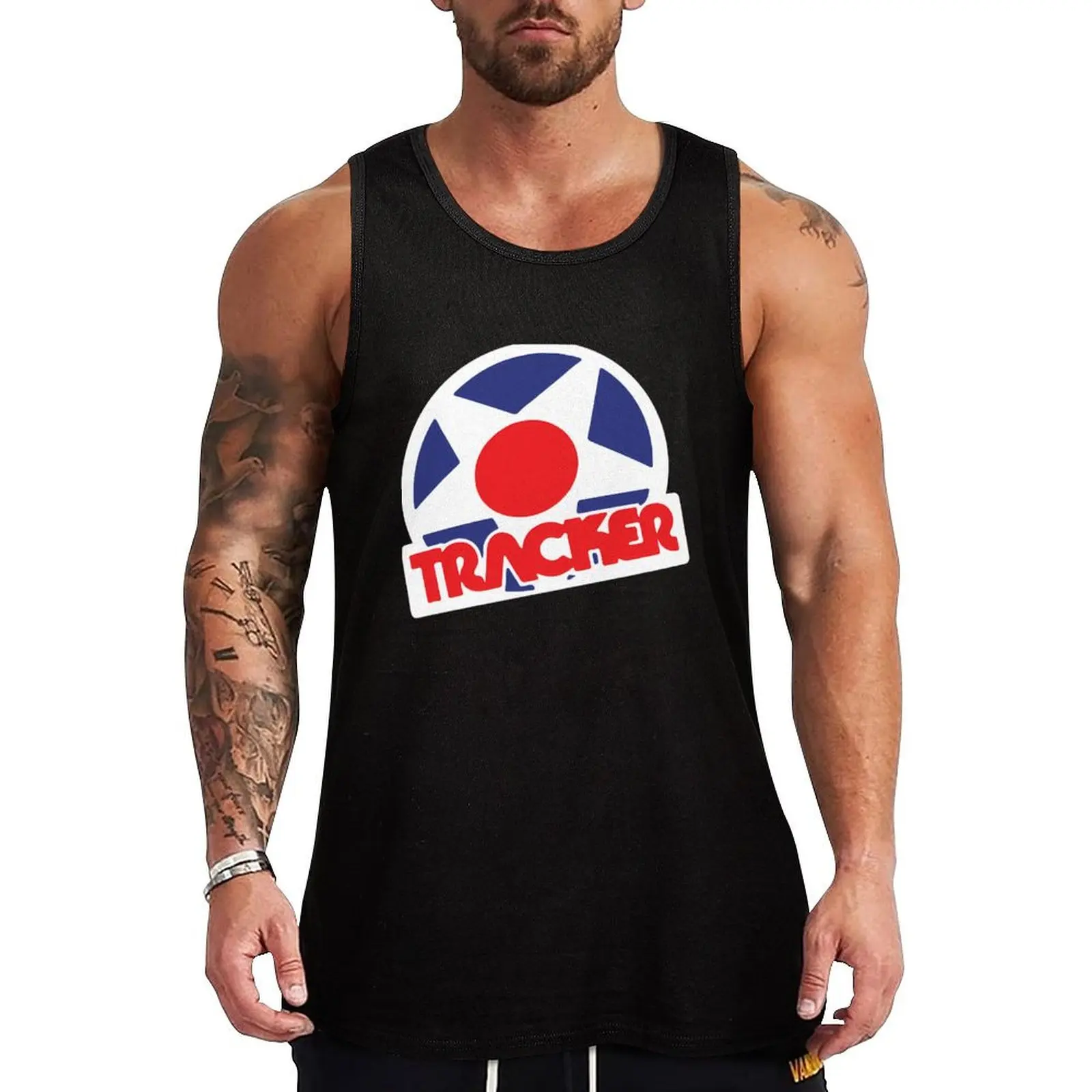 

Tracker Trucks Vintage Logo Tank Top Relaxed Casual Tank Top Summer Loose Sleeveless Tee
