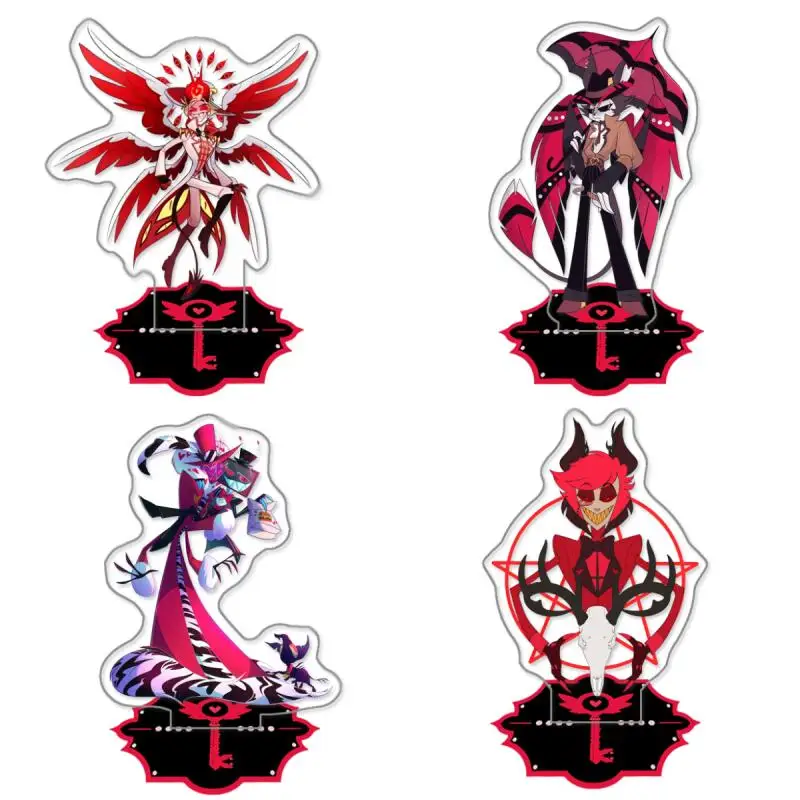 

for Anime Hazbin Hotel Vox Alastor Husk Charlie Morningstar Standing Sign Acrylic Standing Brand Handsome Desktop Decoration
