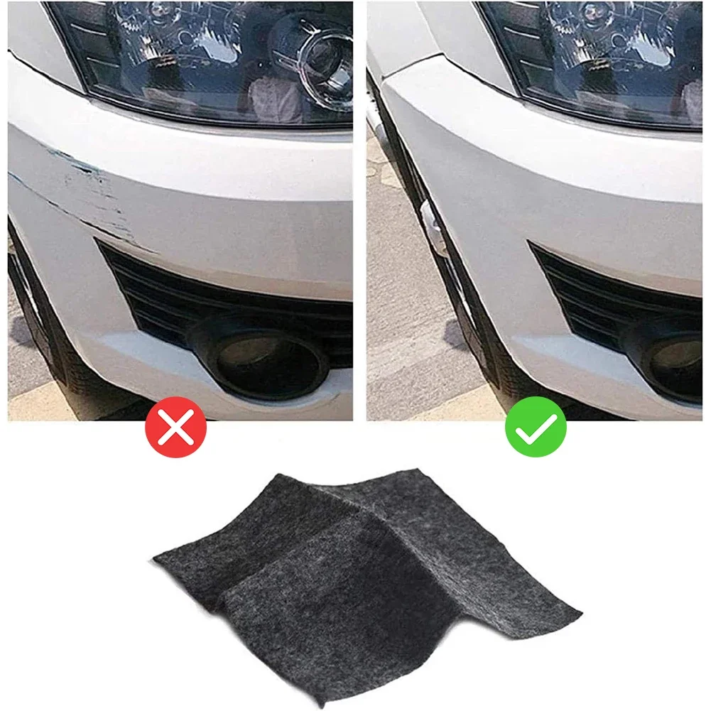 3-15PCS Car Scratch Wiping Cloth Nano Flash Fabric Car Scratches Water Stain Cleaning Scratch Care Repairer Car Maintenance