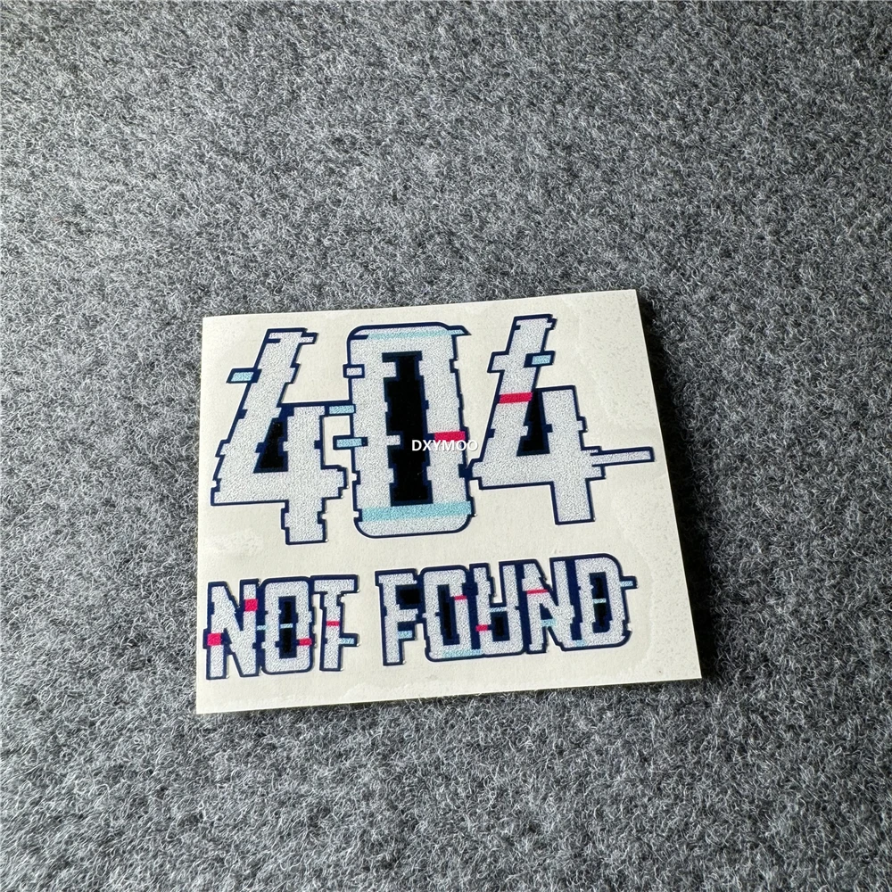 

Виниловые наклейки-аппликации для автомобиля: декоративная наклейка «Game 404 Not Found» для гоночных авто