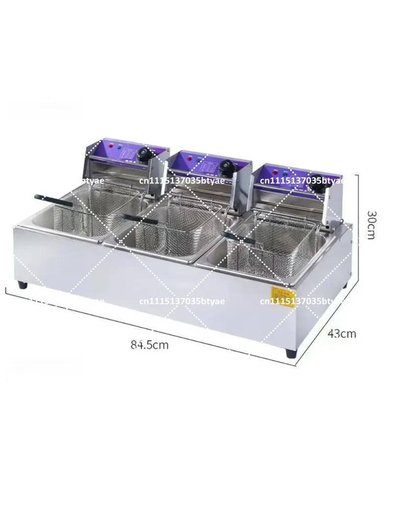 Industrial Deep Fryer Chicken Fryer Machine High Capacity Big Commercial Electric Deep Fryer for Chips With Basket