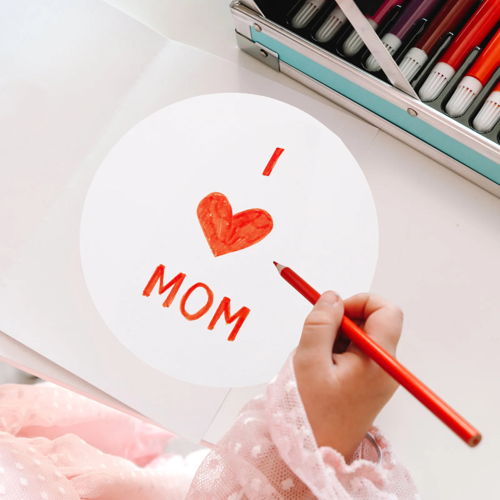 40 Pcs Drawing Board Round Paper Painting Cardboard Cards Stock Cardboards Hardboards White Calligraphy Office