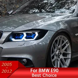 Car Headlights for BMW E90 LED Headlight 2005-2012 Headlights 320i 325i 318i DRL Turn Signal High Beam Laser Eyes Projector Lens