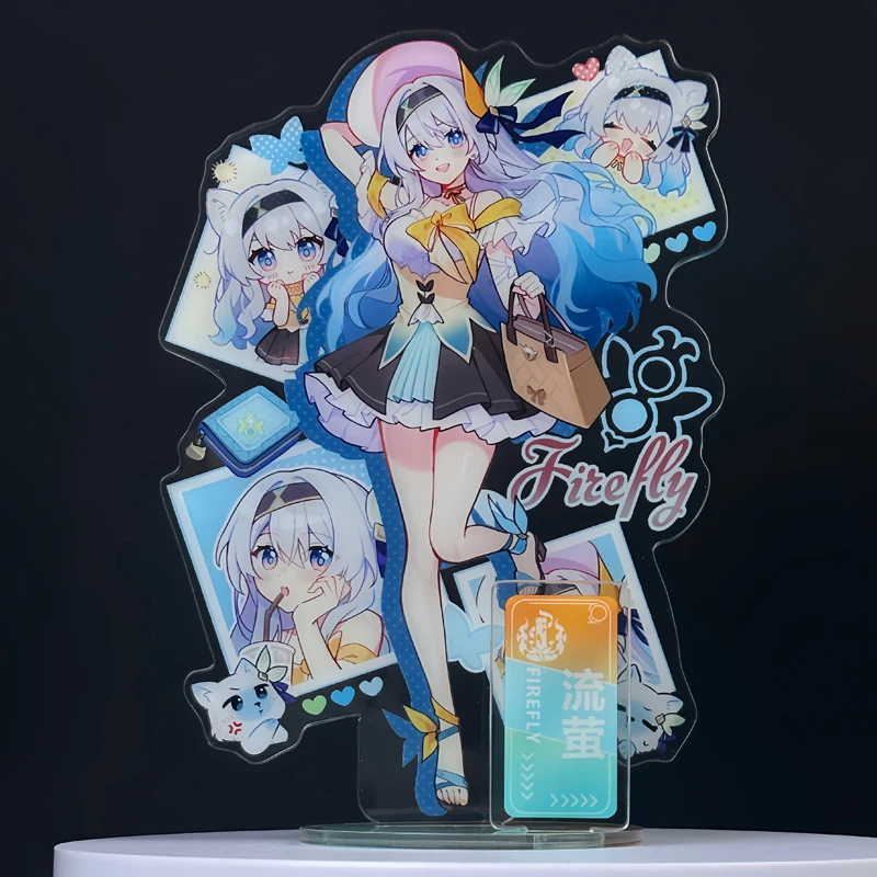 

20cm Honkai Star Rail Acrylic Standing Plates Anime Silver Wolf Kafka Robin Firefly Double-Sided Gaming Peripherals Decoration