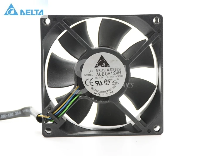 

for delta AUB0812VH pwm DC12V 0.41A 80mm computer cpu case axial cooling fan