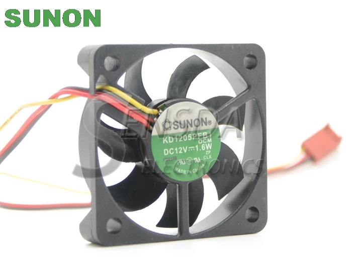 

For Sunon DC Fan KD1205PFB1 5x5x1 5cm DC12V 1.6W Axial Cooling fan