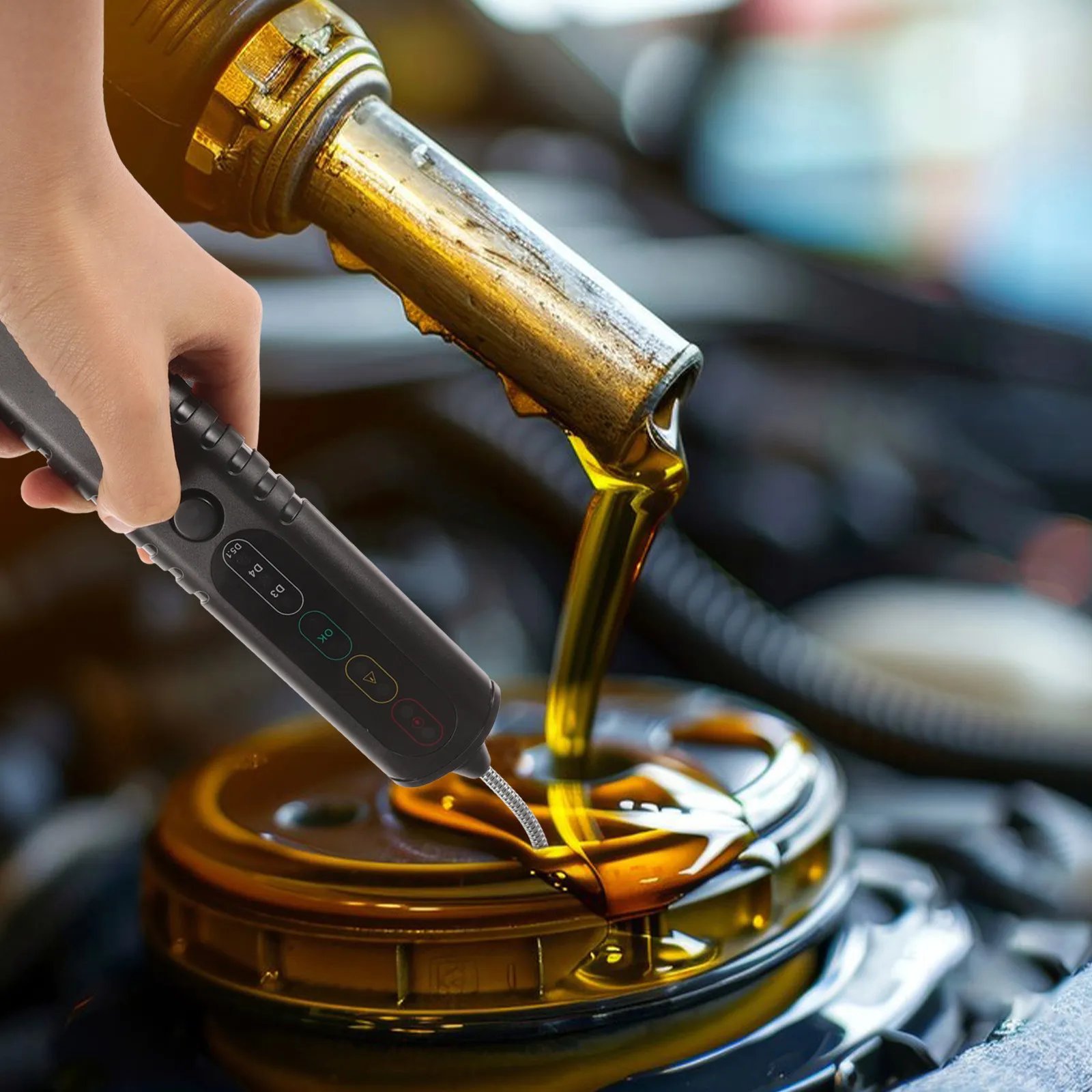 Brake Measurement Tool Pressure Tester System Bleeding Tools Fluid Device Testing - view 3