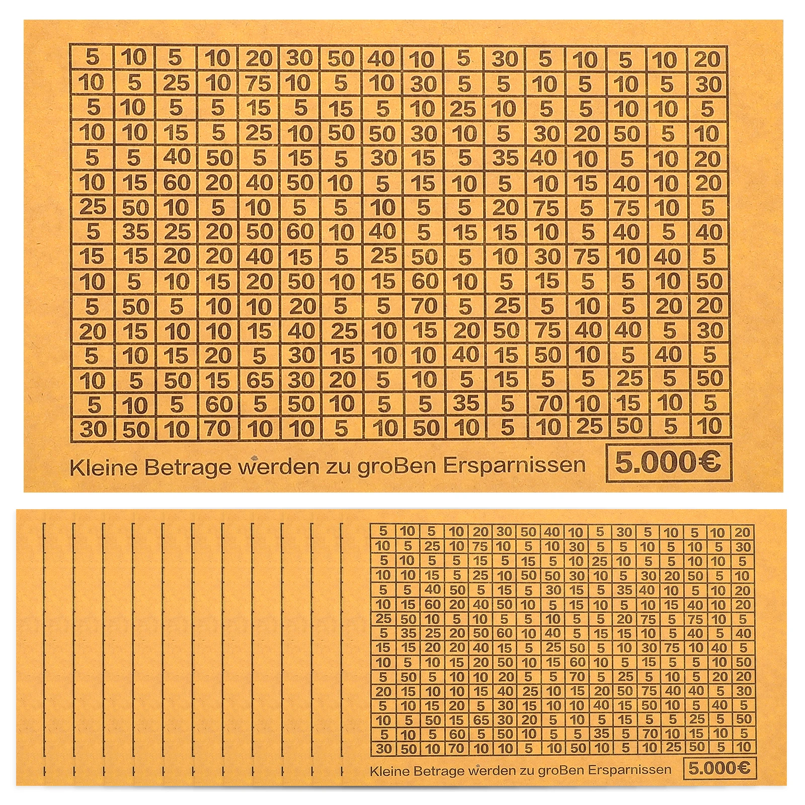 

20 Sheets Piggy Bank Stickers Money Saving Goal Number Financial Target Currency Budgeting Savings Paper Numbers Decals