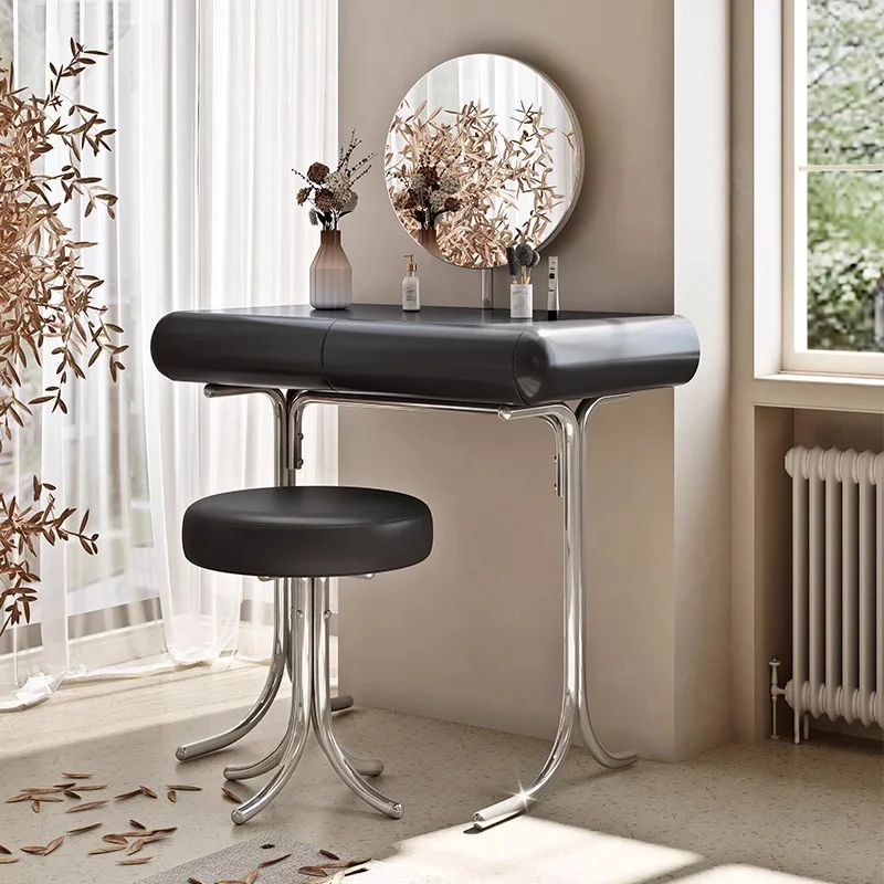 

Комод Nordic Elegy во французском стиле для спальни, из массива дерева, с ящиками и зеркалом, нержавеющая сталь