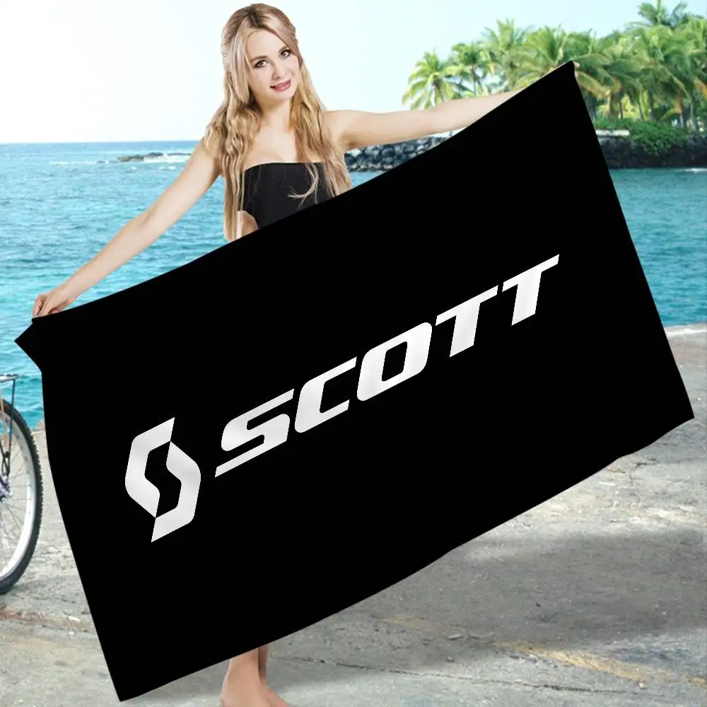 S-ScottS Bike Logo Big Microfiber Beach Towels Quick Dry Towel Sand Beach Towels Pool Towel for Travel Swim Pool Yoga