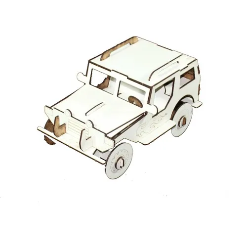 Joy And Toys 3D Wooden Puzzle - Jeep