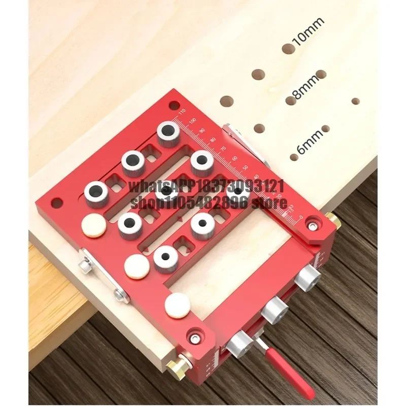 3-in-1 Hinge Locator Punch Tool,35mm Cabinet Door Hinge Jig for Woodworking,Carbon Steel Hole Marker,Winter Home Improvement DIY
