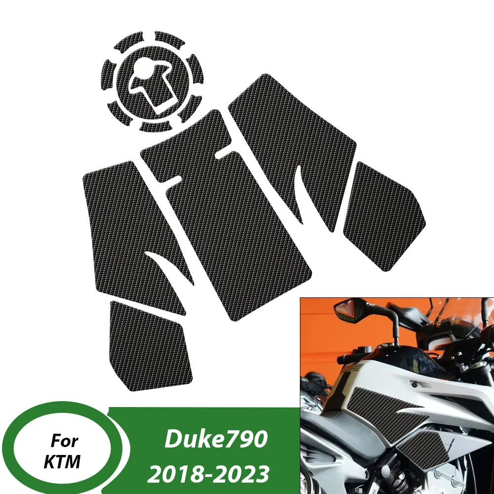 

Duke 790 Anti Slip Fuel Tank Stickers Gas Cap Oil Protect Pad For KTM Duke790 2018-2023 Motorcycle Tank Protect Pad Accessories
