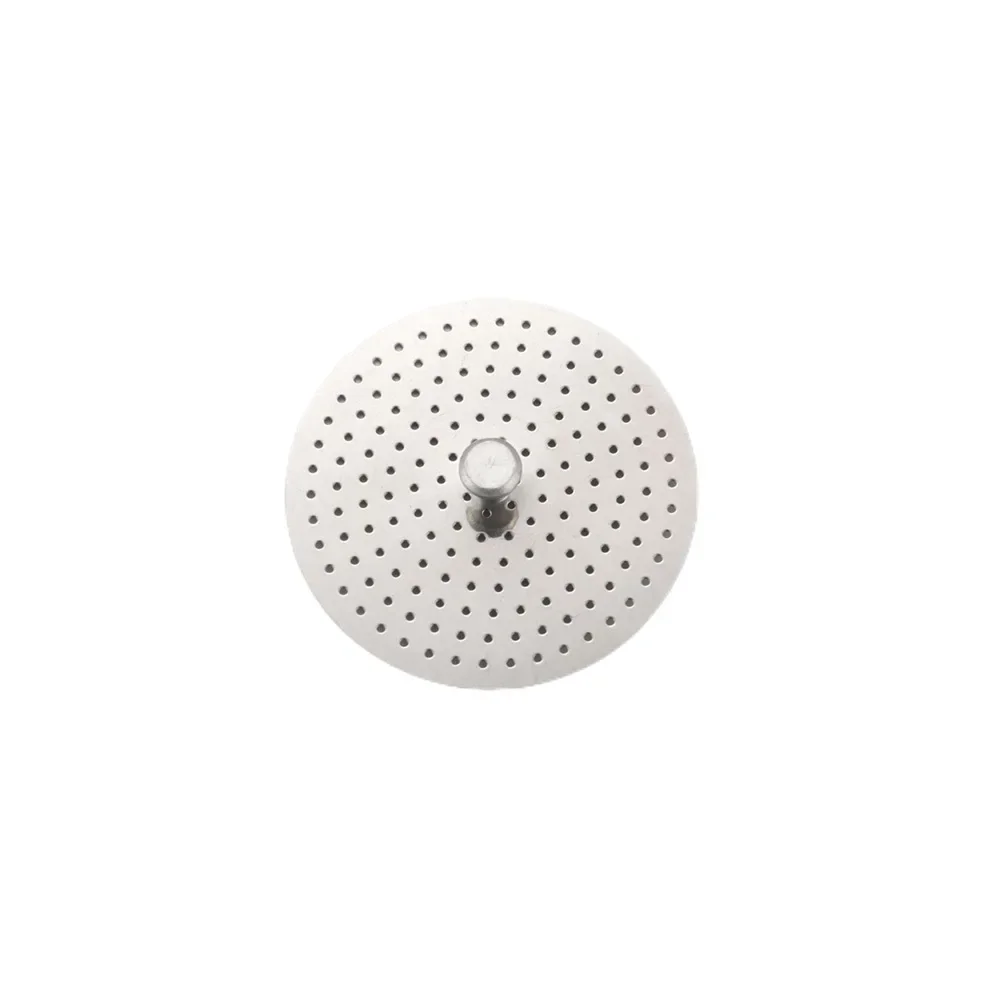 Stainless Steel Filter Espresso Tamper Filter Moka Pot Pressed Powder Reducing Filter For Mocha Pot Coffee Pot Replacement